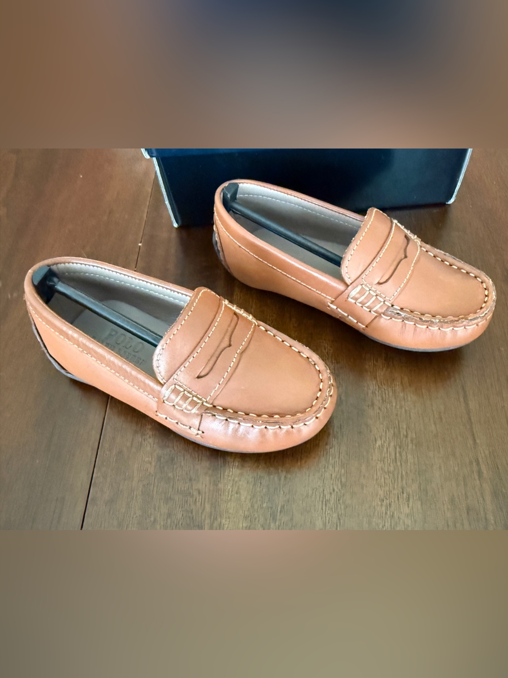 Ralph Lauren Toddler Loafers in Light Brown